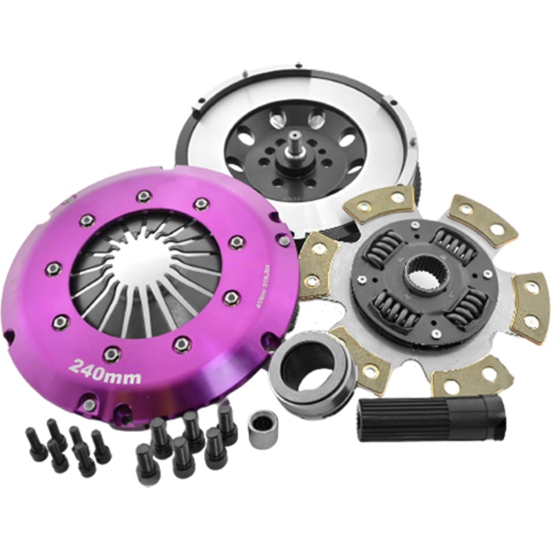 XClutch Stage 2R Ceramic Race Disc Clutch Kit with Flywheel | 2009-2016 BMW Z4, 2007-2010 BMW 335i, and 2008-2010 BMW 135i (XKBM24564-1R)